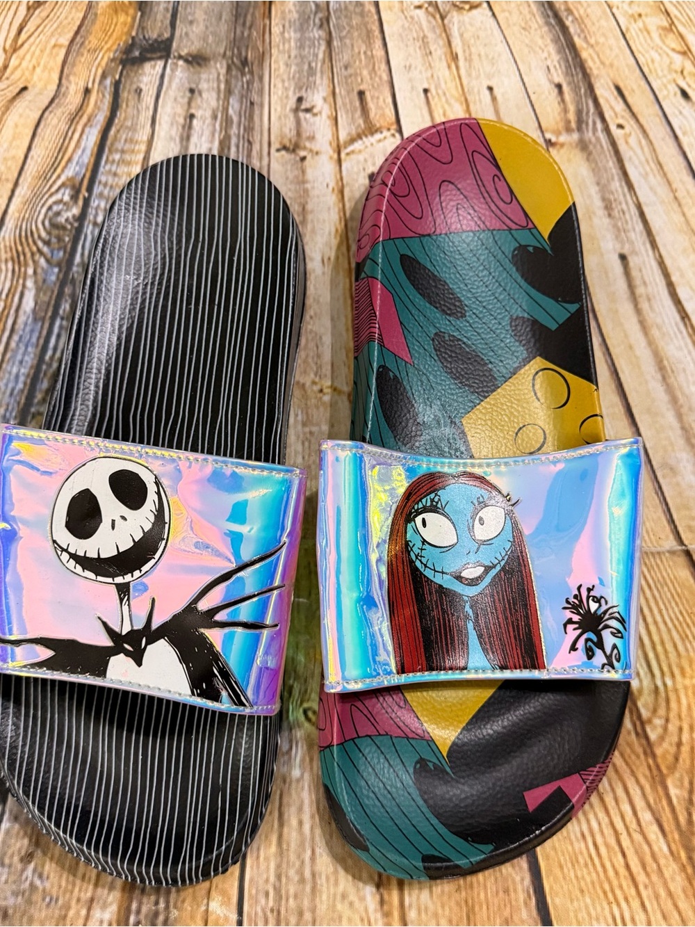 Nightmare Before Christmas Ground Up Slides Size 10